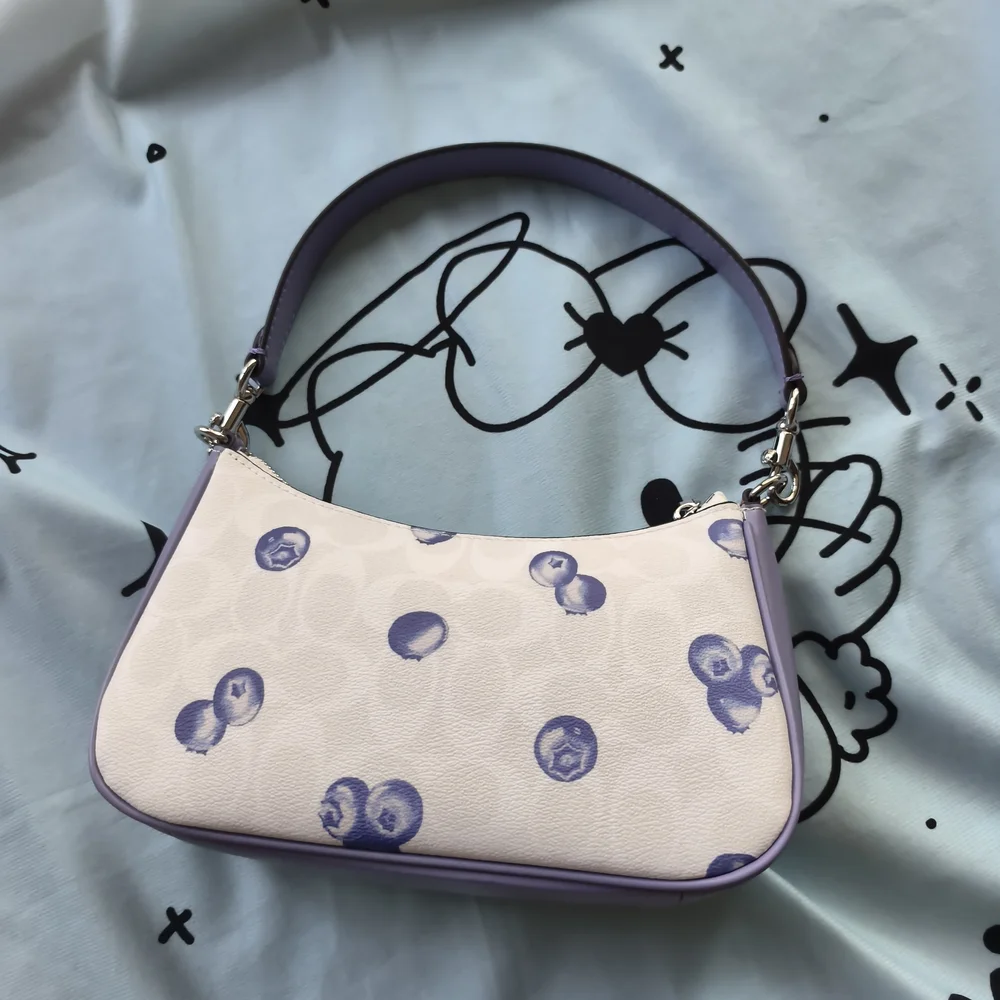 Coach Blueberry Pattern Shoulder Bag - Picture 8 of 12